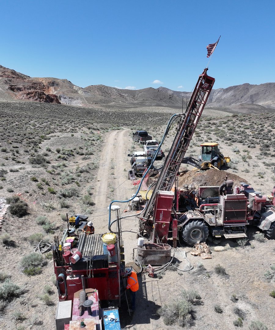 Exploration work at Lahontan Gold's Nevada projects
