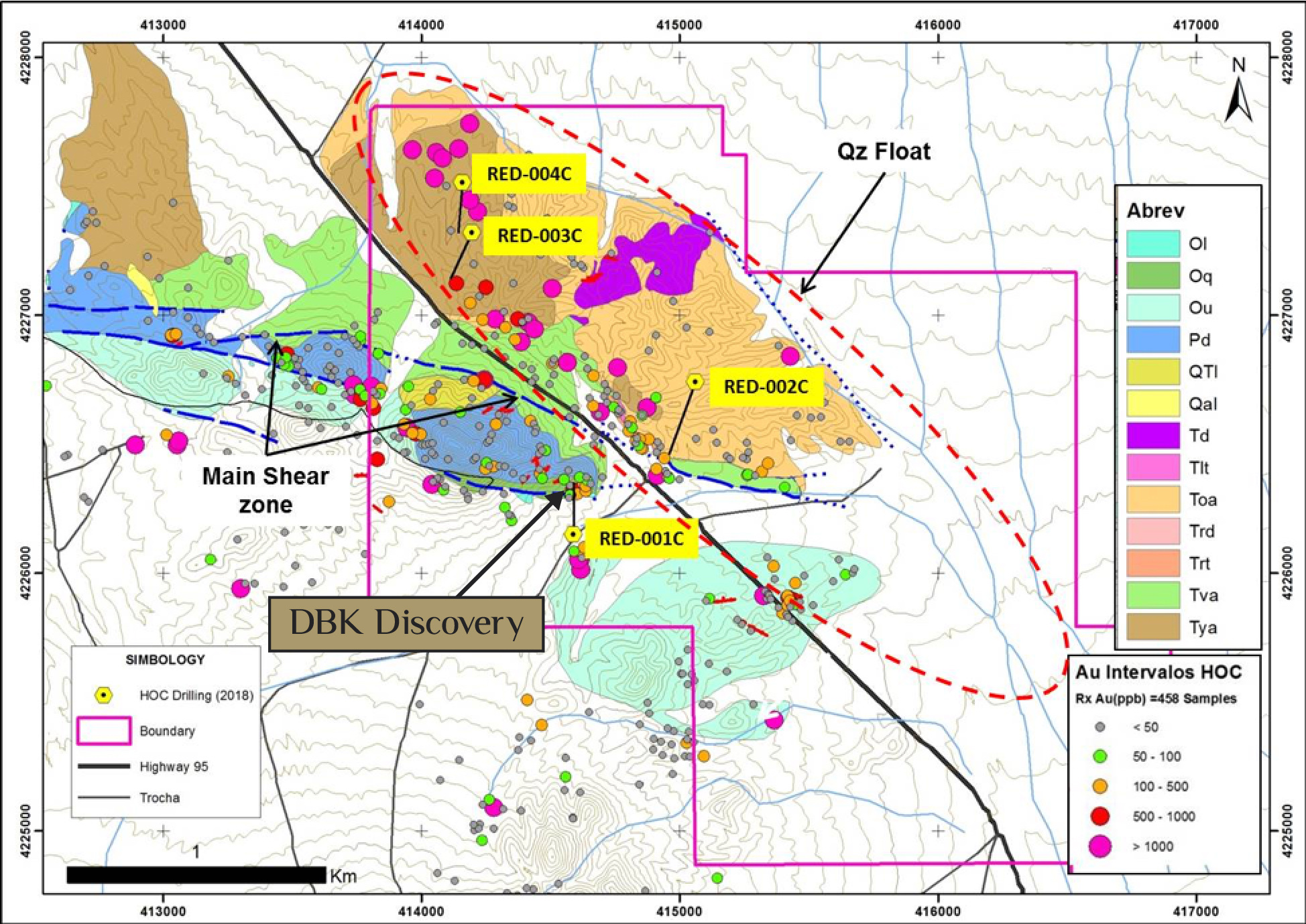 Redlich DBK structural map