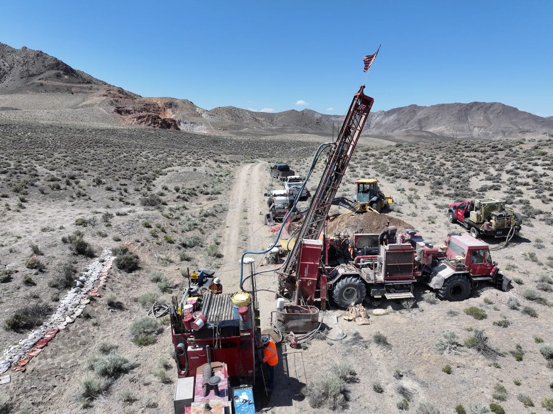 Exploration drilling at the West Santa Fe project in Nevada